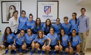 El Atlético de Madrid Féminas y Óptima Roma firman un acuerdo de colaboración