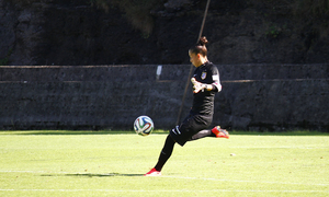 Temp 2014-2015. Lola Gallardo durante el partido ante la Real Sociedad