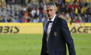 Quique Setién, entrenador de Las Palmas