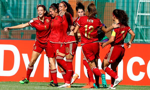 Temp. 2016-2017. Celebración Selección femenino sub-20