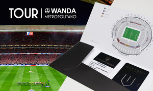 Temporada 2017-18. Tarjeta regalo - Tour Wanda Metropolitano. Navidad