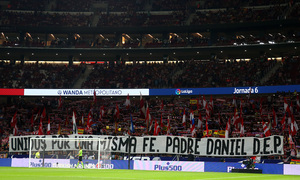 Temp. 18-19 | Minuto de silencio Padre Daniel. Atlético de Madrid-Huesca. Wanda Metropolitano