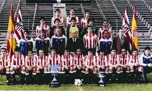 Temporada 85-86. Equipo campeón de la Supercopa