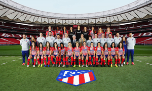 Temp. 18-19 | Foto oficial Atlético de Madrid Femenino en el Wanda Metropolitano.
