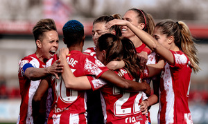 Temp. 21-22 | Atlético de Madrid Femenino - Sevilla | Piña celebración