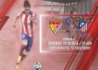 Temp. 2014-2015. CD-Santa Teresa-Atlético de Madrid Féminas cartel partid