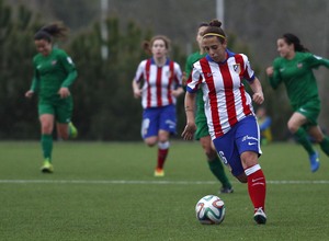 Temp. 2014-2015. Nagore Calderón durante el partido ante el Levante