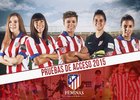 Temp. 2014-2015. Pruebas acceso Atlético de Madrid Féminas 2015