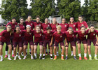 Primer entrenamiento en Suecia del Atlético de Madrid Femenino