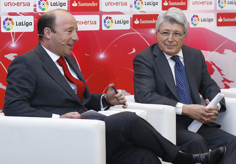 El Vicente Calderón acogió la presentación de la fase final de LaLiga Global Network