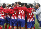 Temporada 18/19 | Celebración del Juvenil A tras ganar el Campeonato de Liga