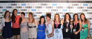 Temporada 2012-2013. Jugadoras premiadas en la gala Fútbol Draft 2012
