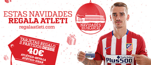 Tarjeta regalo de Navidad. Griezmann 