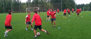 Temporada 2013-2014. Primer entrenamiento en Friol