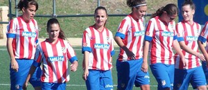 Temporada 2013-2014. Las jugadoras del filial durante el partido ante el Pozuelo
