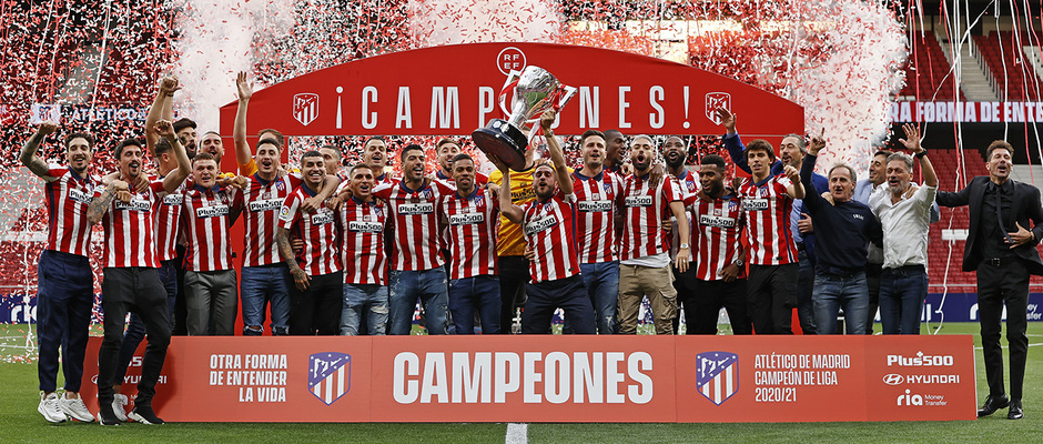 Temp. 20-21 | Celebración título LaLiga Wanda Metropolitano | Atlético de Madrid | Campeones
