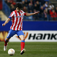 Tiago durante el partido ante el Rubin de la UEFA Europa League