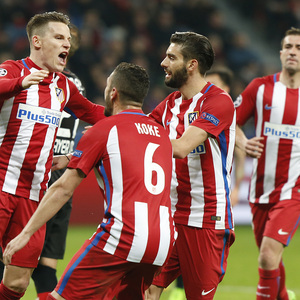 Temp. 16/17 | Bayer Leverkusen - Atlético de Madrid | Celebración
