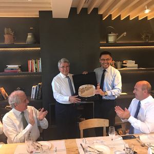 Temp. 17-18. Comida de directivas FC Barcelona