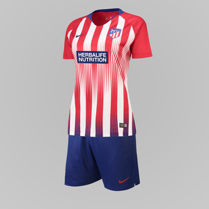 Primera equipación 2018-19 Atlético de Madrid Femenino. 