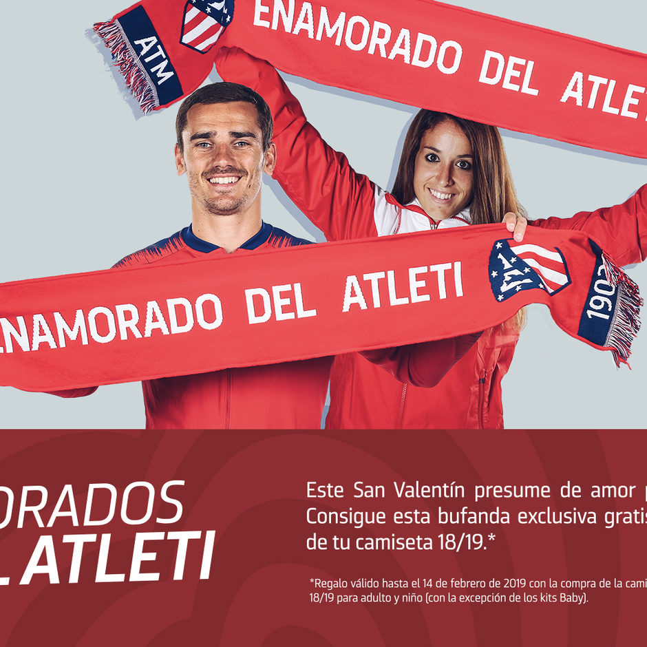Club Atlético de Madrid · Web oficial - Luce el amor tus colores en San Valentín