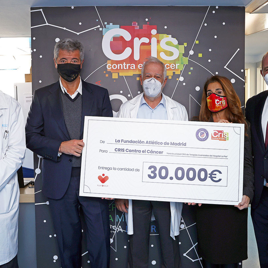 Club Atlético de Madrid · Web oficial - La Fundación y CRIS contra el cáncer  reforzamos nuestro compromiso con la investigación y las nuevas terapias  avanzadas
