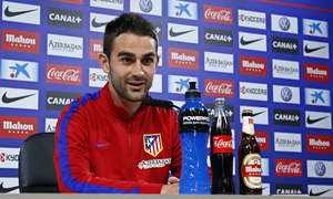 temporada 13/14. rueda de prensa de Adrián en la ciudad deportiva de Majadahonda