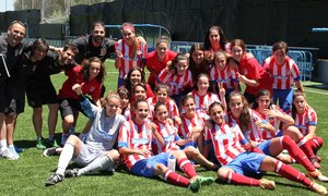 Temporada 2013-2014. Atlético de Madrid Féminas B campeón de Copa