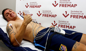 Guilherme Siqueira pasa reconocimiento médico en Fremap Las Rozas