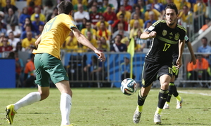 Mundial 2014. Koke con la selección ante Australia