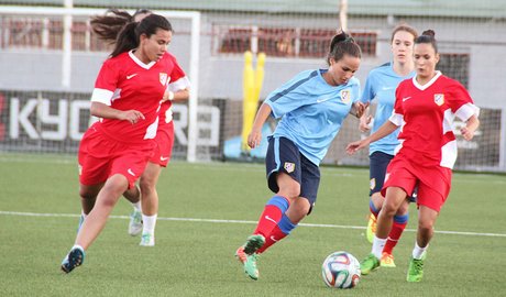 Temp 2014-2015. Pretemporada Féminas Kuky durante partido