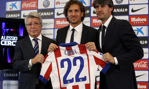 temporada 14/15 . Presentacion Cerci. Estadio Vicente Calderón