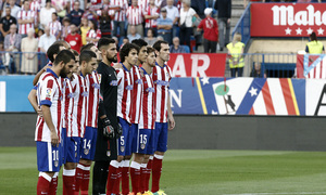 Atlético de Madrid - Celta. Minuto de silencio.