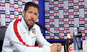 Temporada 14/15. Rueda de prensa de Simeone. Foto: Ángel Gutiérrez