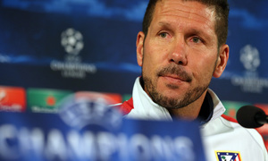 Temporada 14-15. Rueda prensa Simeone previa al Malmö-Atlético. Foto: Ángel Gutiérrez