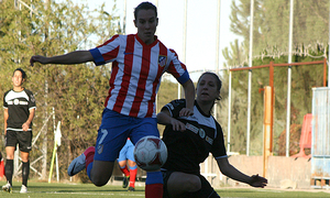 Temporada 2012-13. Imagen de un partido del Atlético de Madrid Féminas