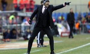 temporada 14/15. Partido Atlético de Madrid Rayo. Jémez durante el partido