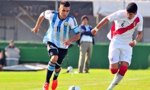 Ángel Correa, en el Sudamericano Sub 20 con Argentina