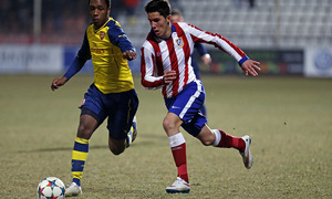 Youth League. Octavos de final. Atlético de Madrid - Arsenal. Las contras rojiblancas fueron letales.