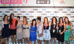 Temporada 2012-2013. Jugadoras premiadas en la gala Fútbol Draft 2012