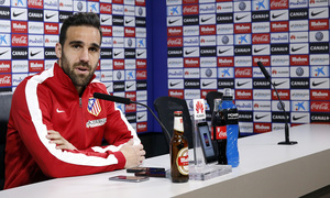 temporada 14/15. Rueda de prensa de Gámez en la ciudad deportiva de Majadahonda