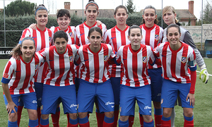 Once del Atlético de Madrid Féminas B. Temporada 2012-2013