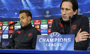 temporada 14/15. Rueda de prensa previa de Champions contra Bayer. 