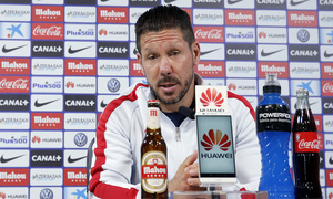 temporada 14/15. Rueda de prensa de Simeone en la ciudad deportiva de Majadahonda