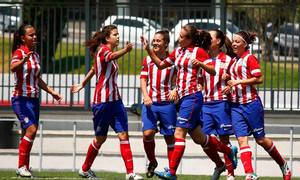 Temp. 2014-2015. Atlético de Madrid Féminas B campeón de Copa