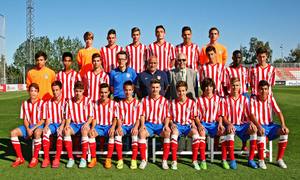 Plantilla del Atlético Madrileño Cadete que participa en la Nike Cup 2015 en Elche