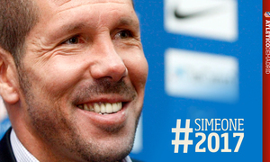 #SIMEONE2017 Imagen de la renovación de Simeone para redes sociales