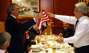 temporada 15/16. Comida de directivas Atlético de Madrid Benfica. Restaurante Combarro