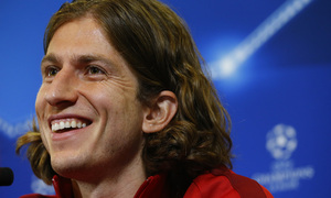 temporada 15/16. Rueda de prensa de Simeone y Filipe en el estadio Vicente Calderón. Previa de Champions Astana