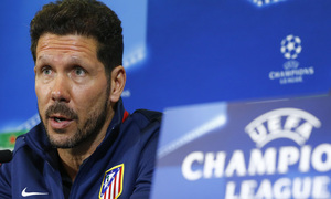 temporada 15/16. Rueda de prensa de Simeone y Filipe en el estadio Vicente Calderón. Previa de Champions Astana